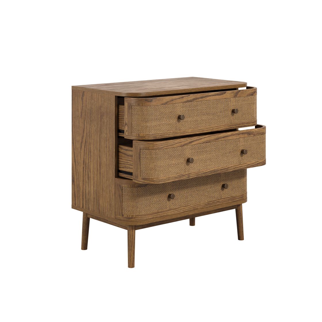 Callie Chest 3-Drawer Smoked