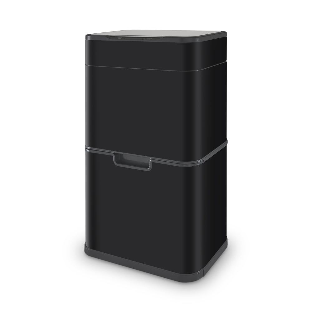 Tower 50L Ozone Recycling Sensor Bin - Black