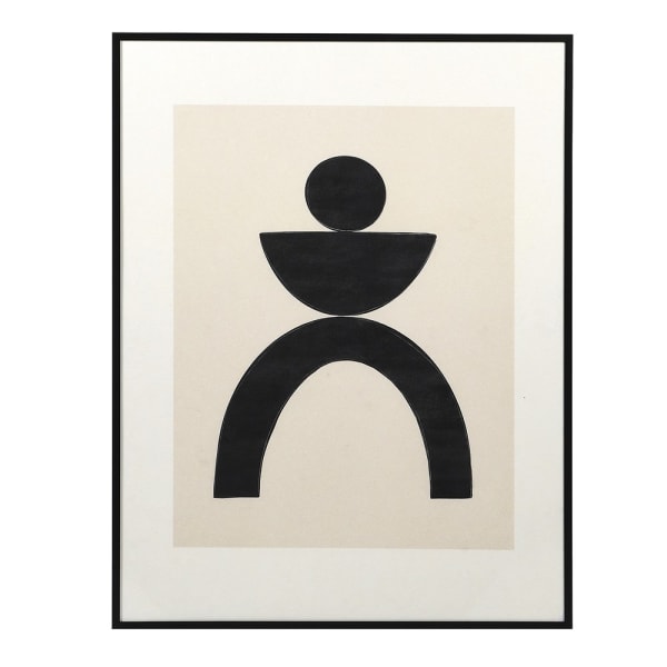 Abstract Person Framed Wall Print