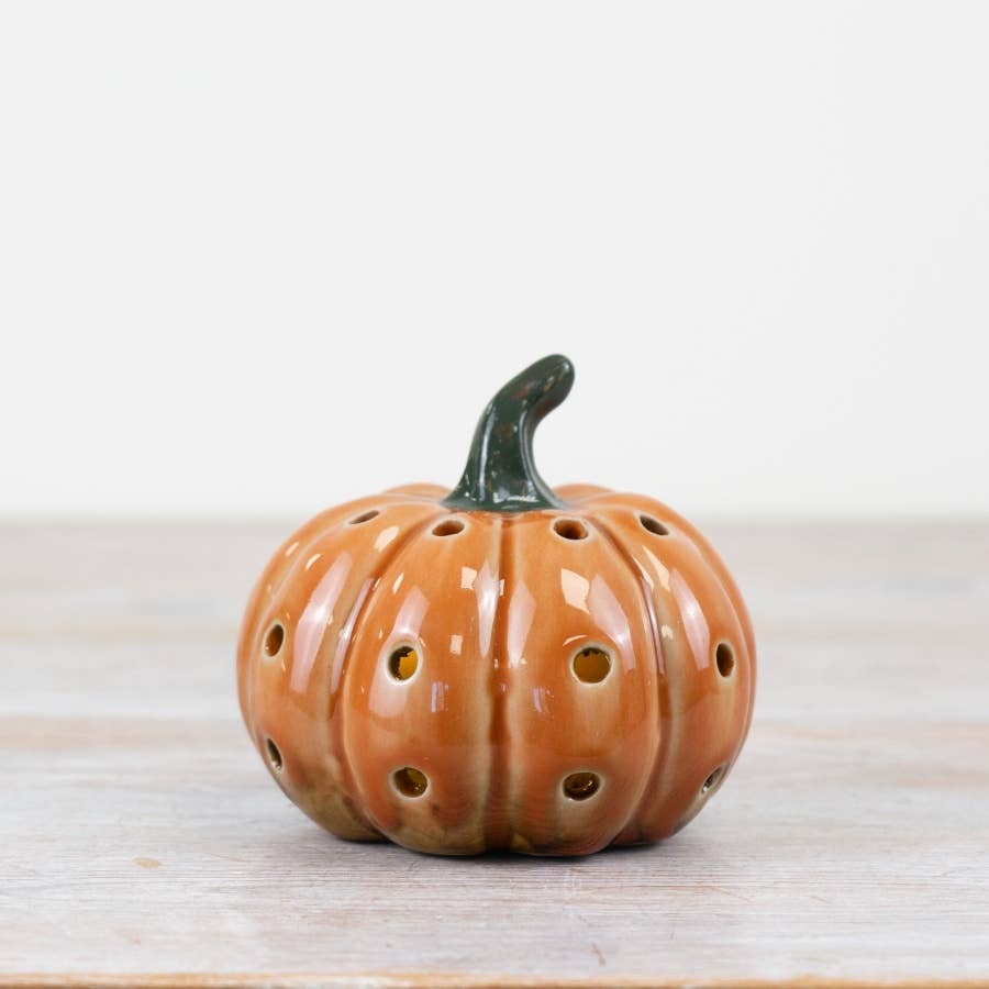 LED Pumpkin Ornament , 10cm