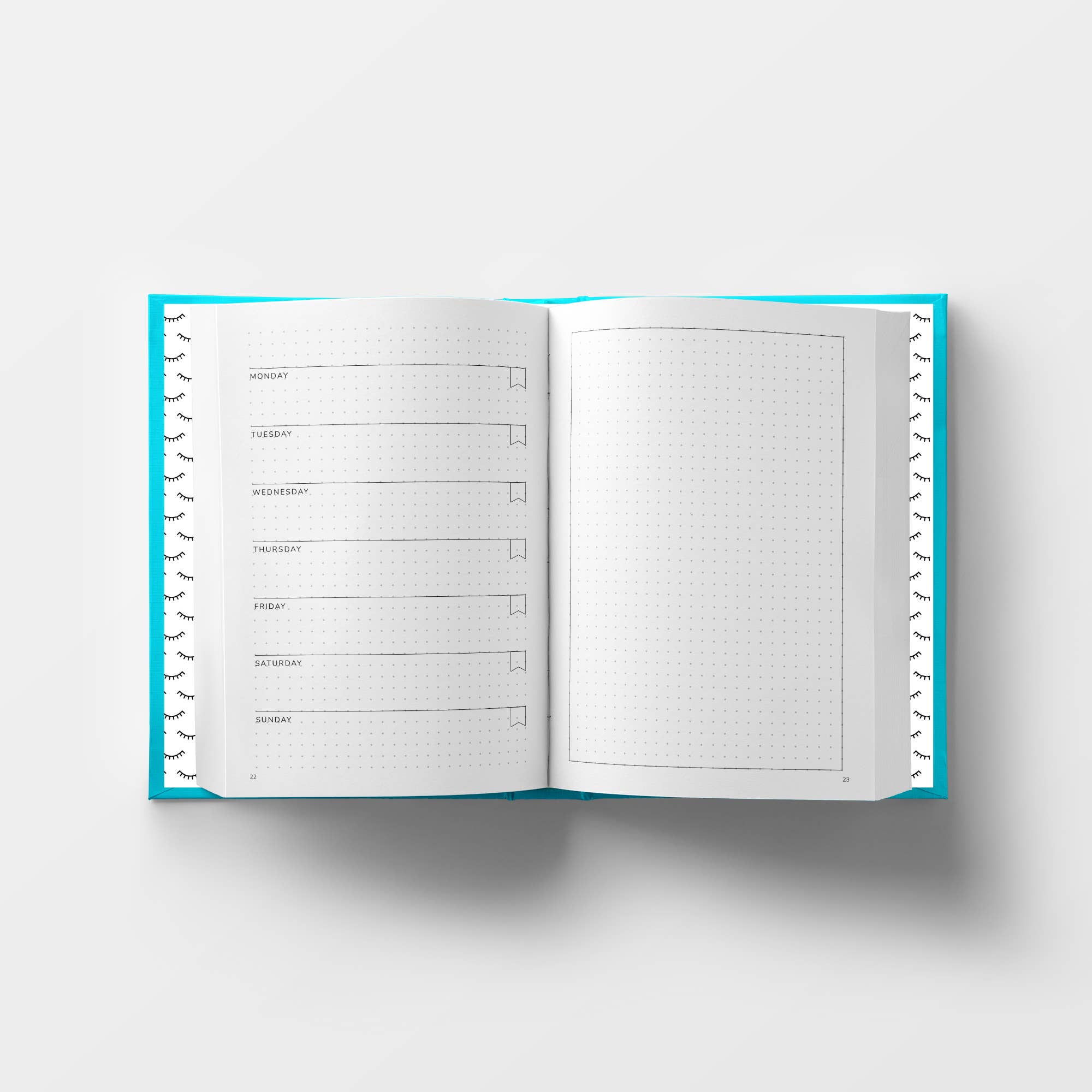 The Positive Bullet Diary | Undated Diary and Bullet Journal