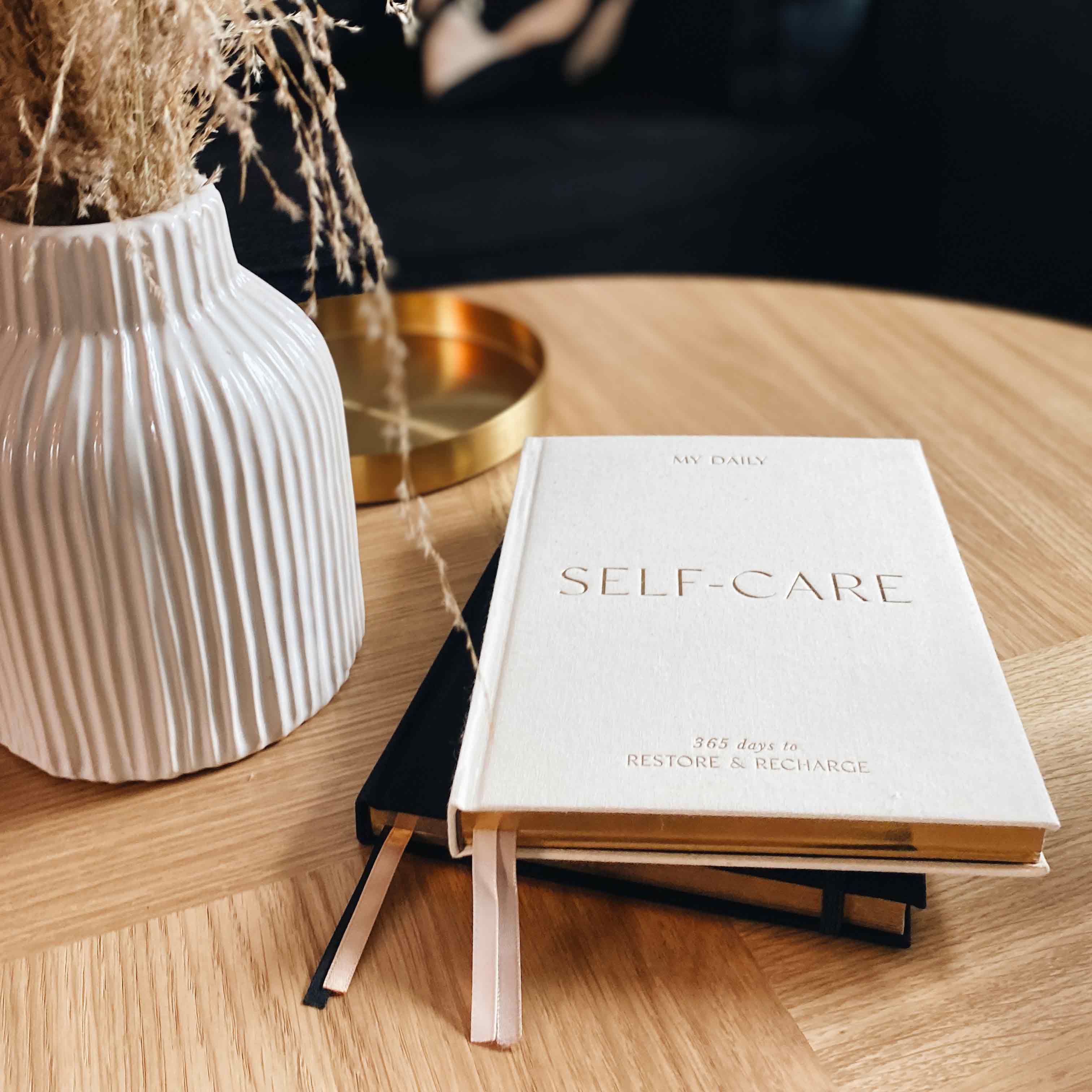 My Daily Self-Care Reflection and Gratitude Journal (Almond)
