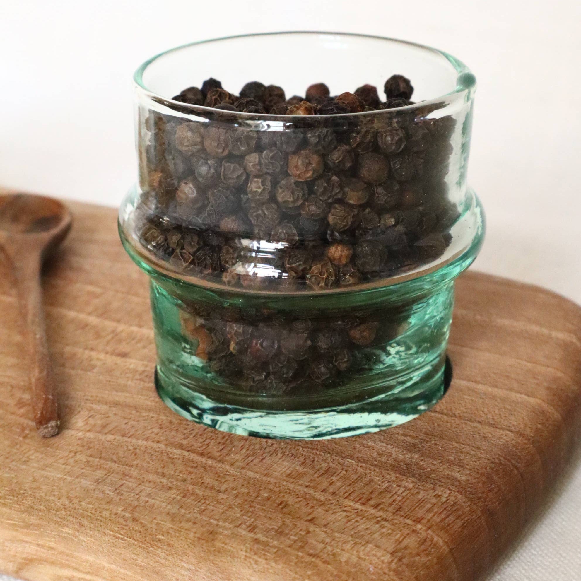 Wooden Walnut Board Serving 2 Glasses