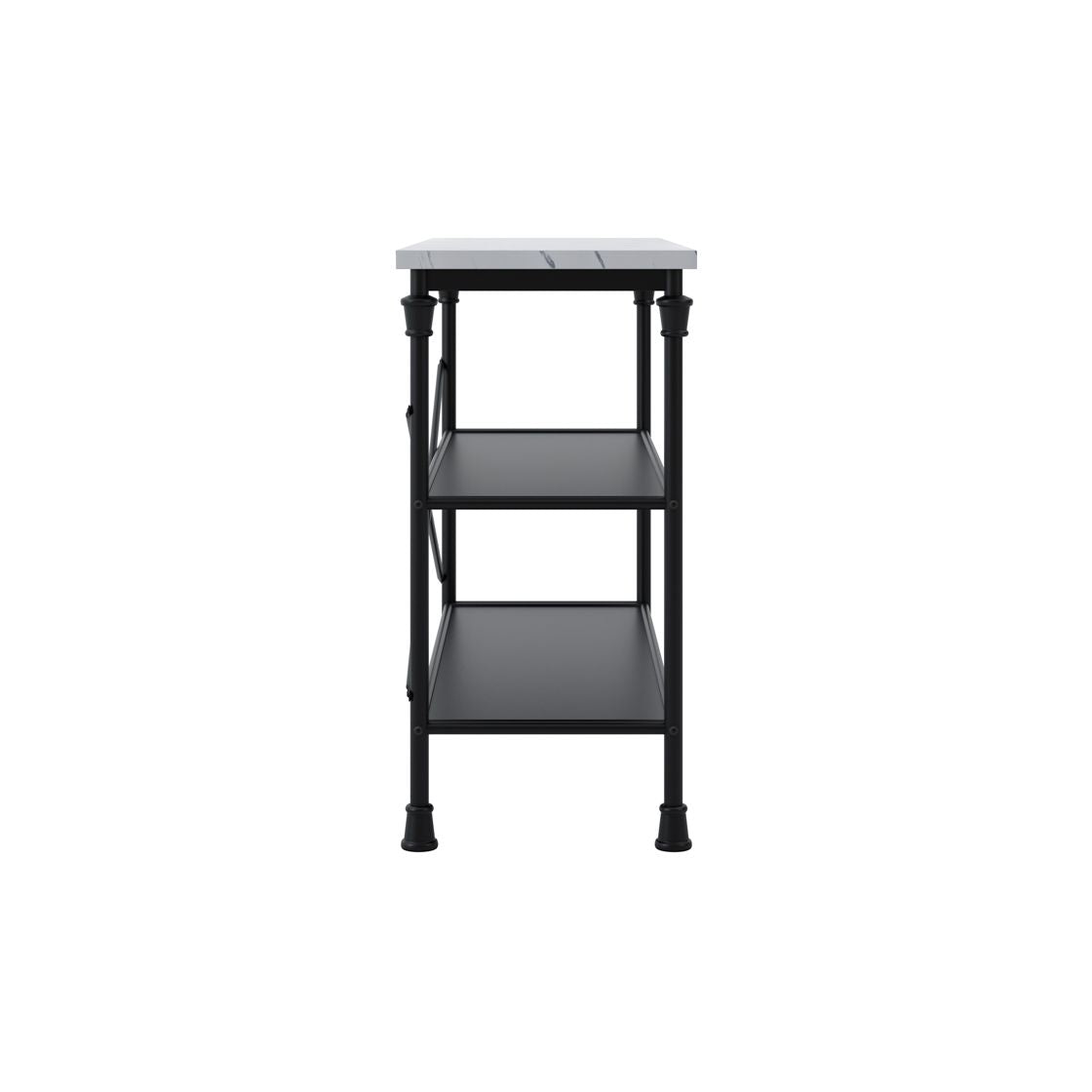 Fairmont Console Table Black Marble