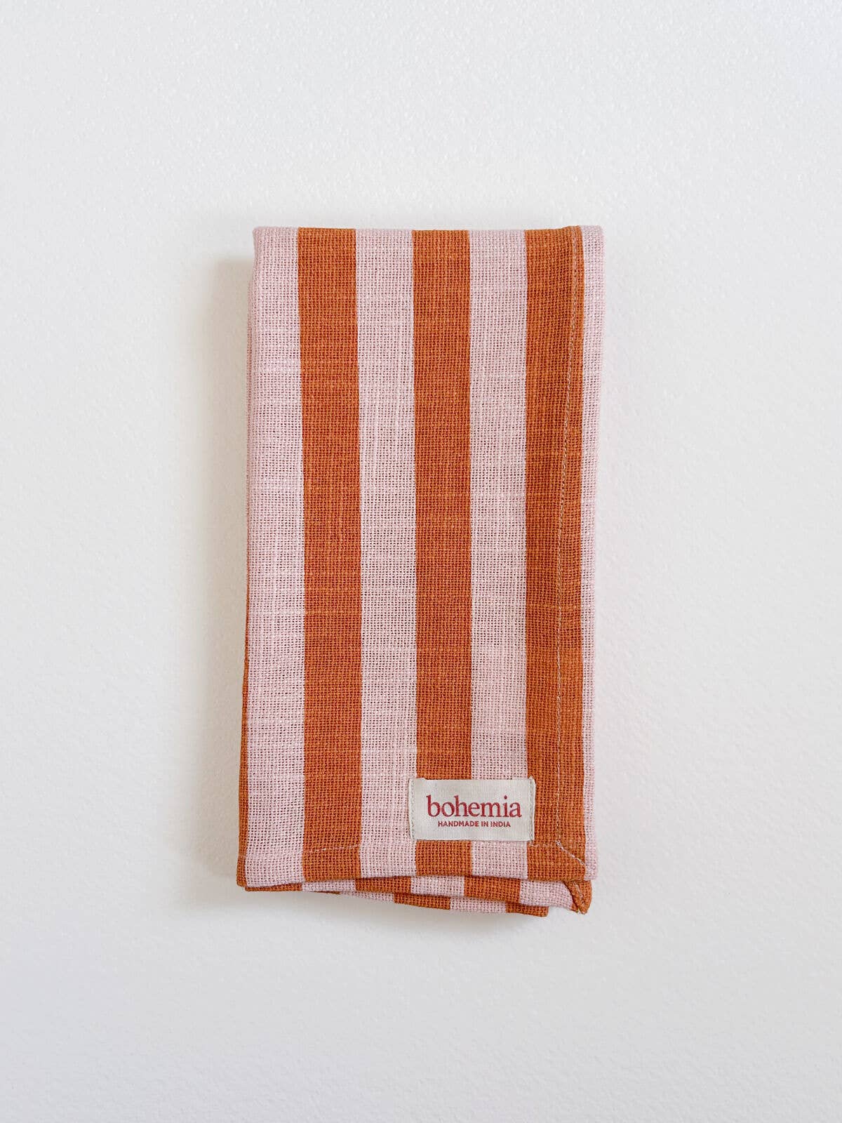 Jaipur Stripe Tea Towel, Pink City