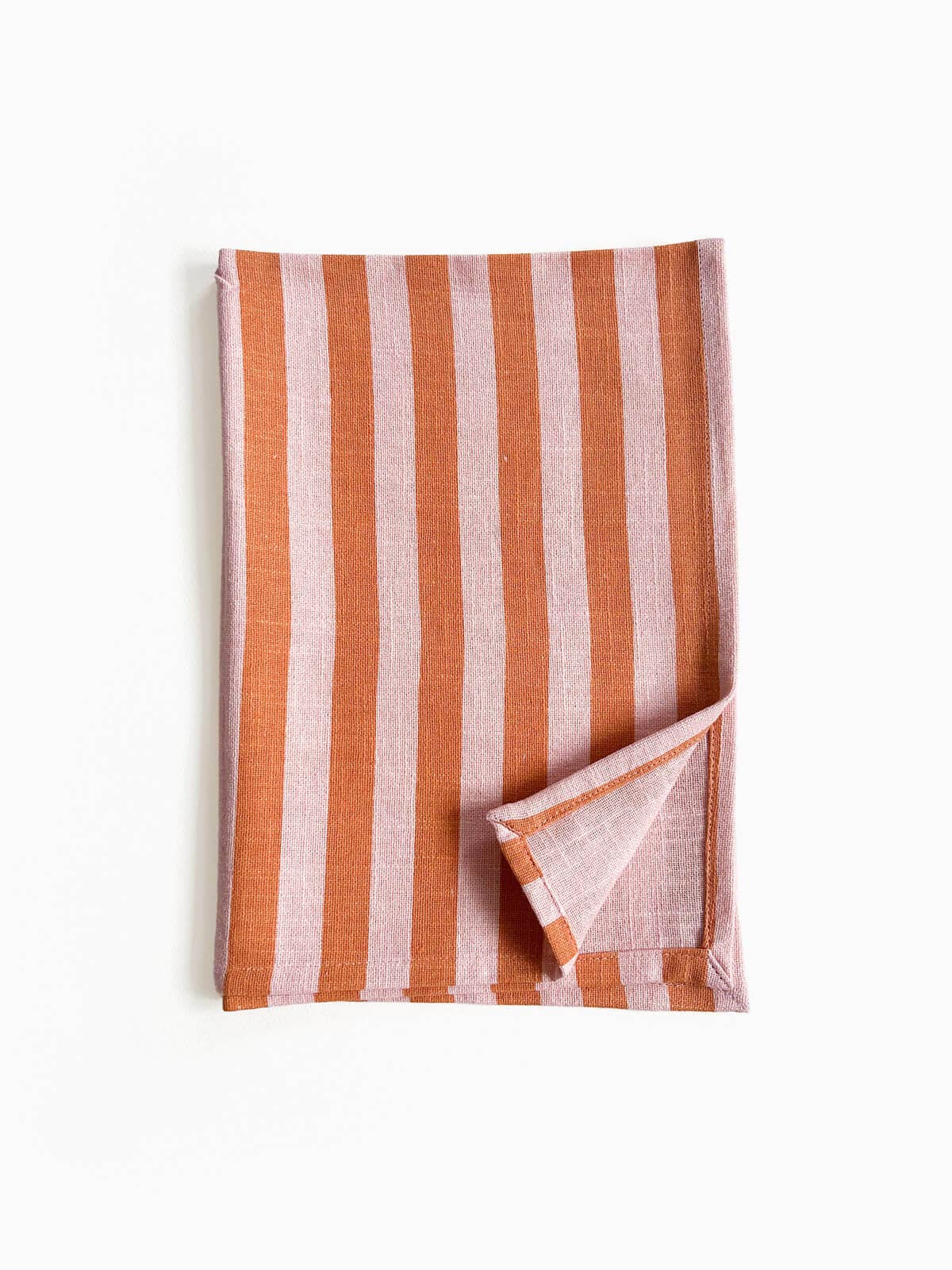 Jaipur Stripe Tea Towel, Pink City