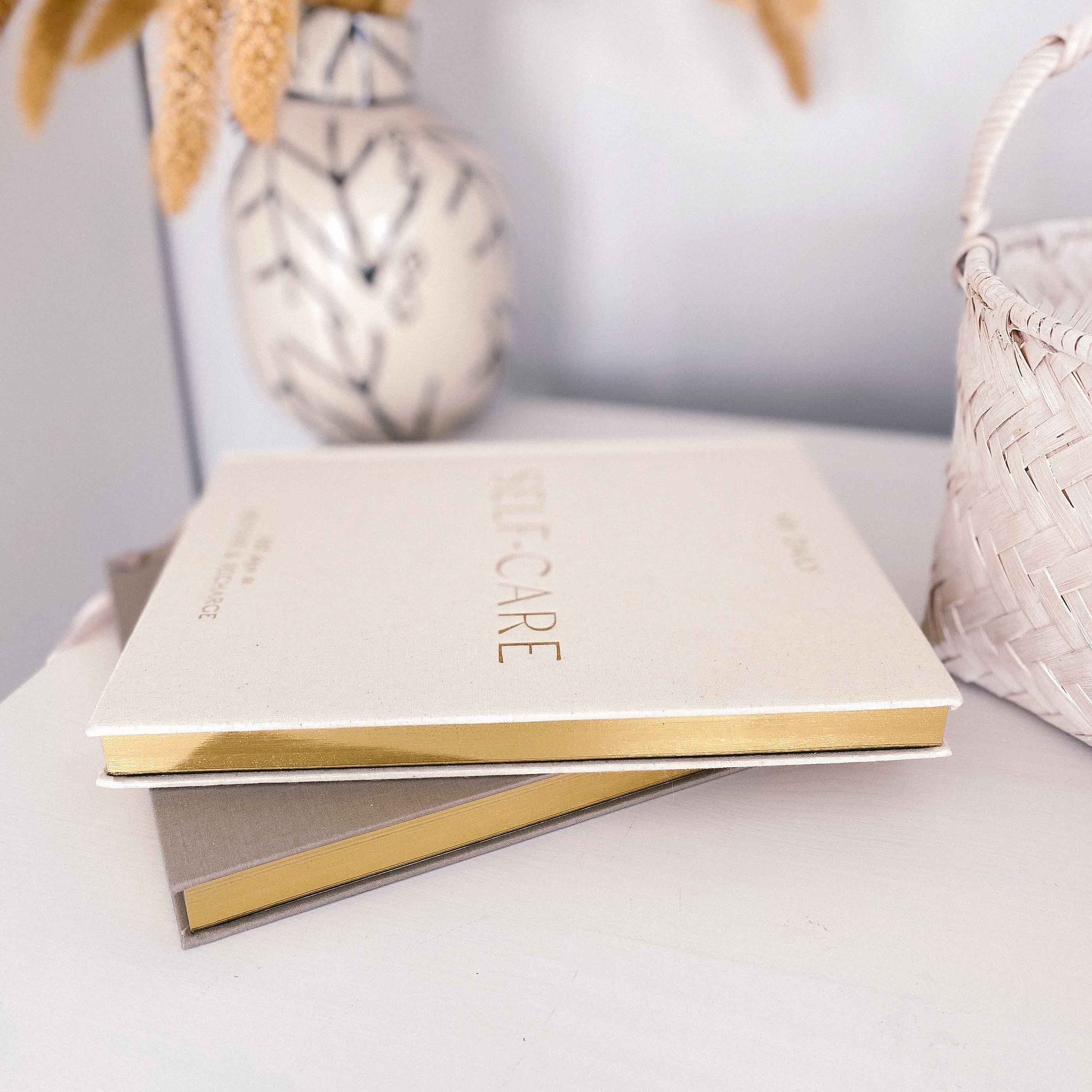 My Daily Self-Care Reflection and Gratitude Journal (Almond)