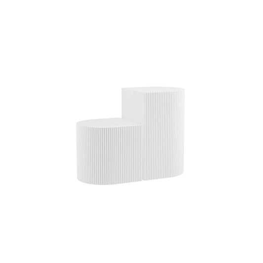Reed Side Table White