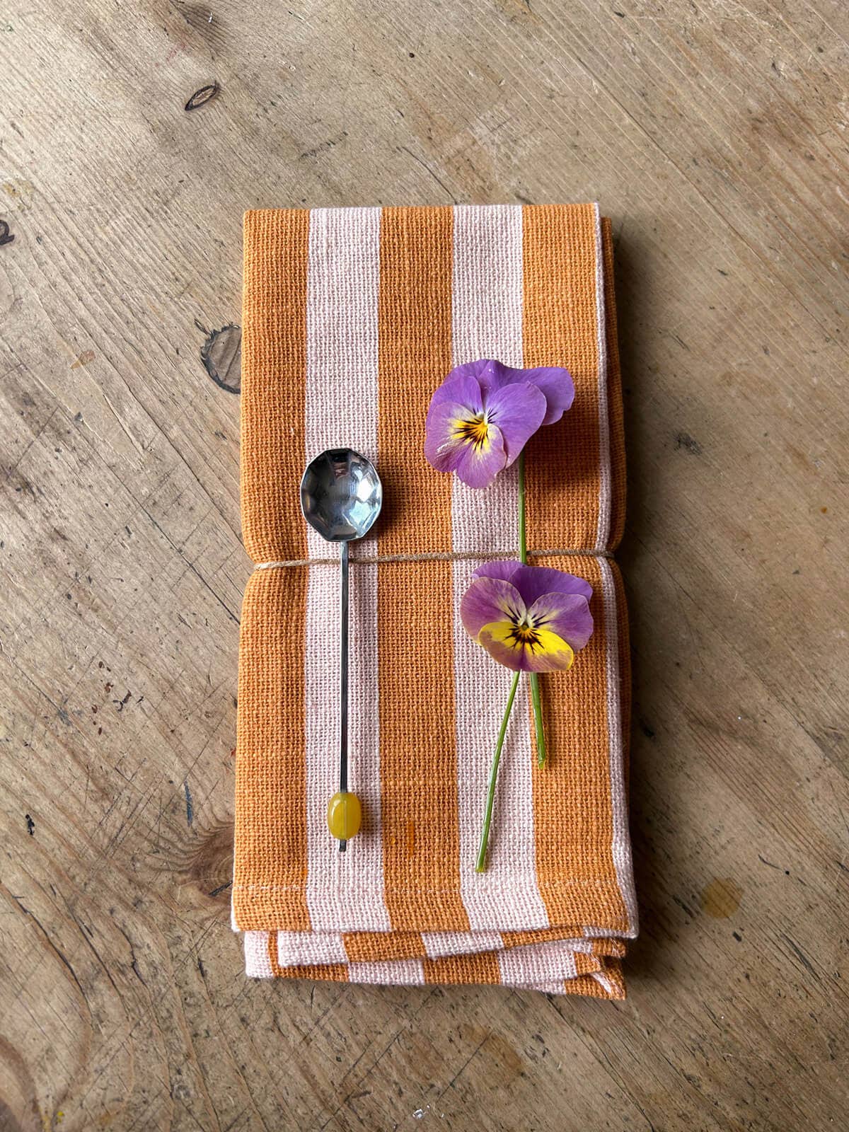 Jaipur Stripe Napkin, Pink City