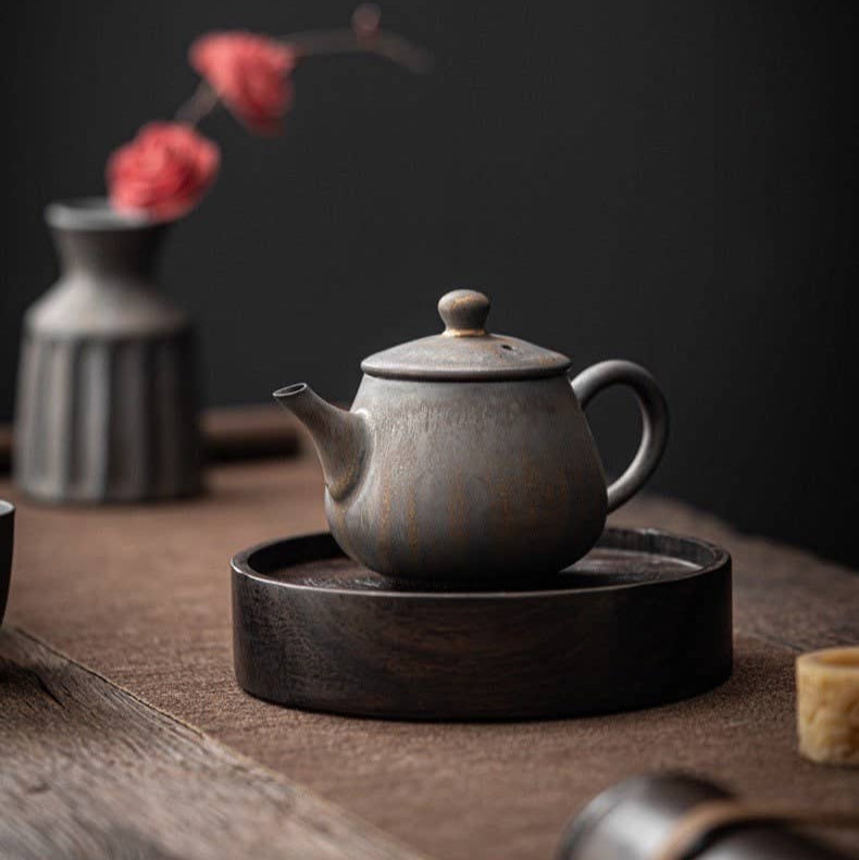 Gohobi Ceramic Metallic Glaze Teapot