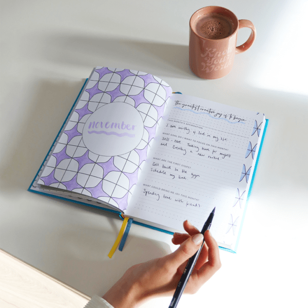The Positive Bullet Diary | Undated Diary and Bullet Journal