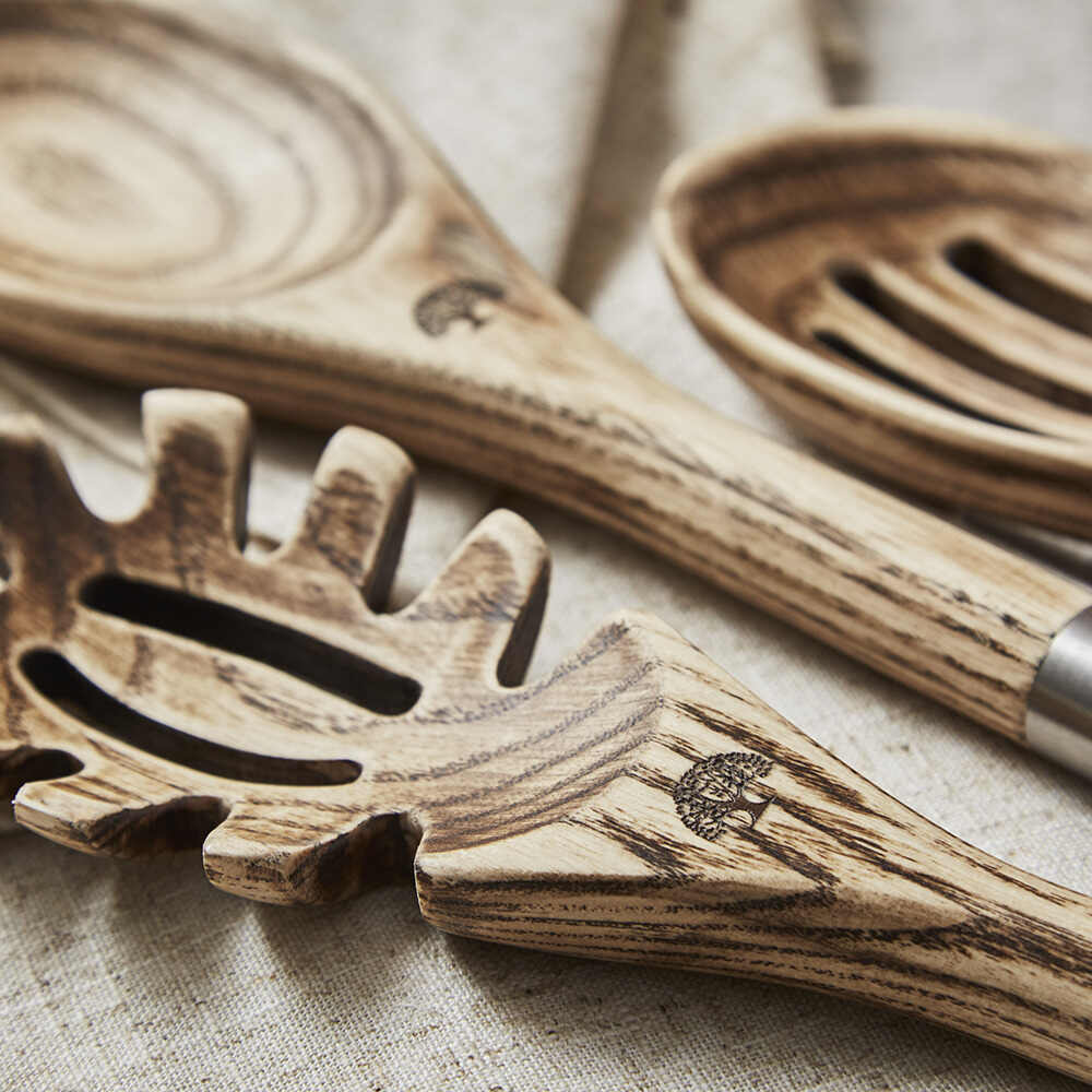 Barbary Oak Hoxton 5 Piece Utensil Set