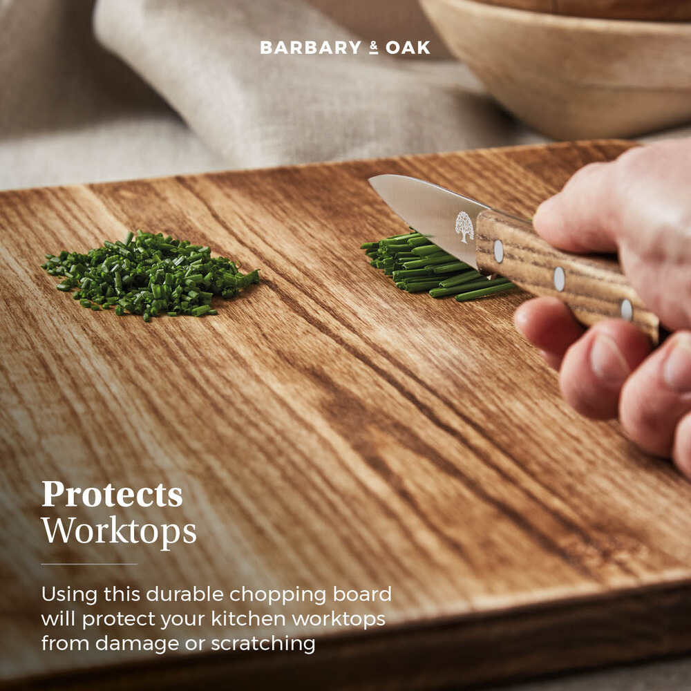 Barbary Oak Square Ash Wood Chopping Board