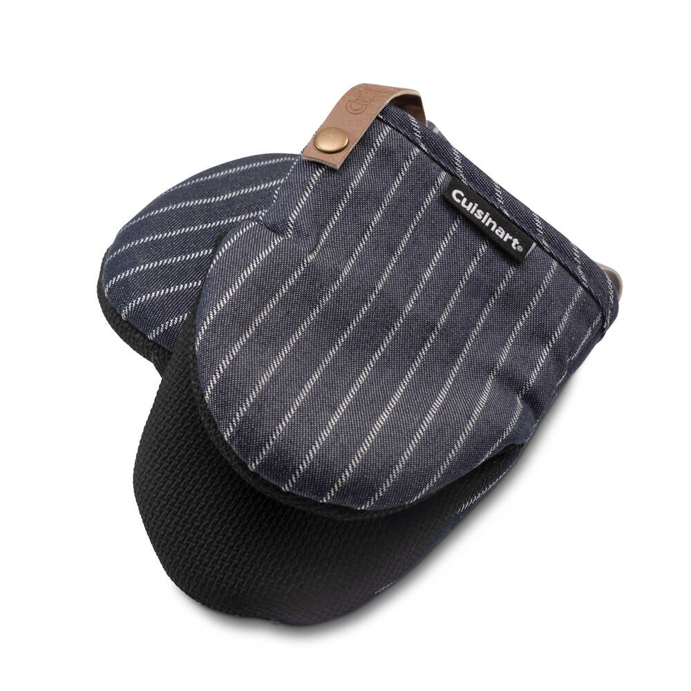Cuisinart Mini Mits Denim Stripe Oven Glove 2 Pack