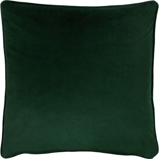 Opulence Velvet Feather Filled Cushion - Bottle Green