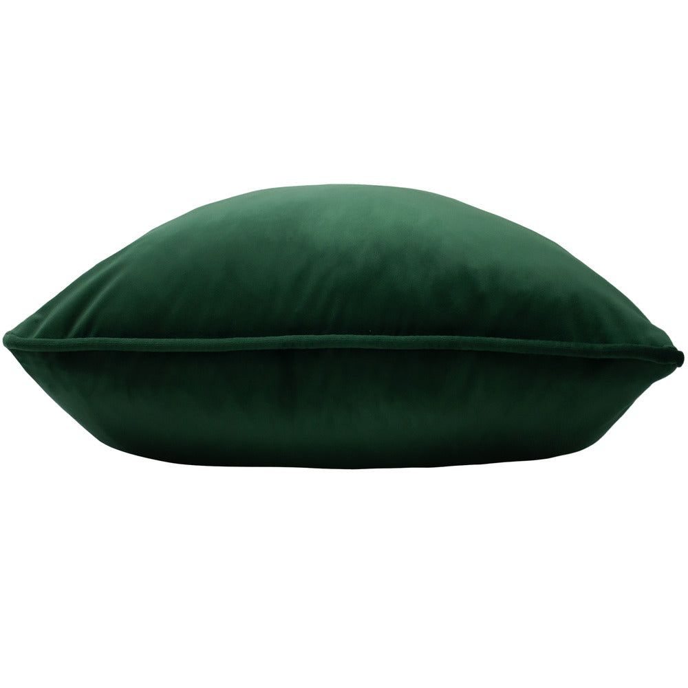 Opulence Velvet Feather Filled Cushion - Bottle Green