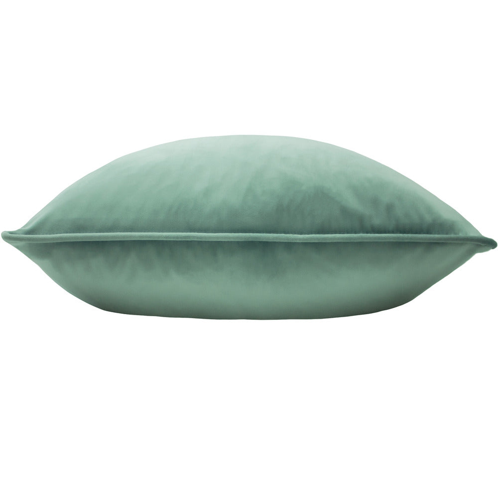 Opulence Velvet Feather Filled Cushion - Eau de Nil
