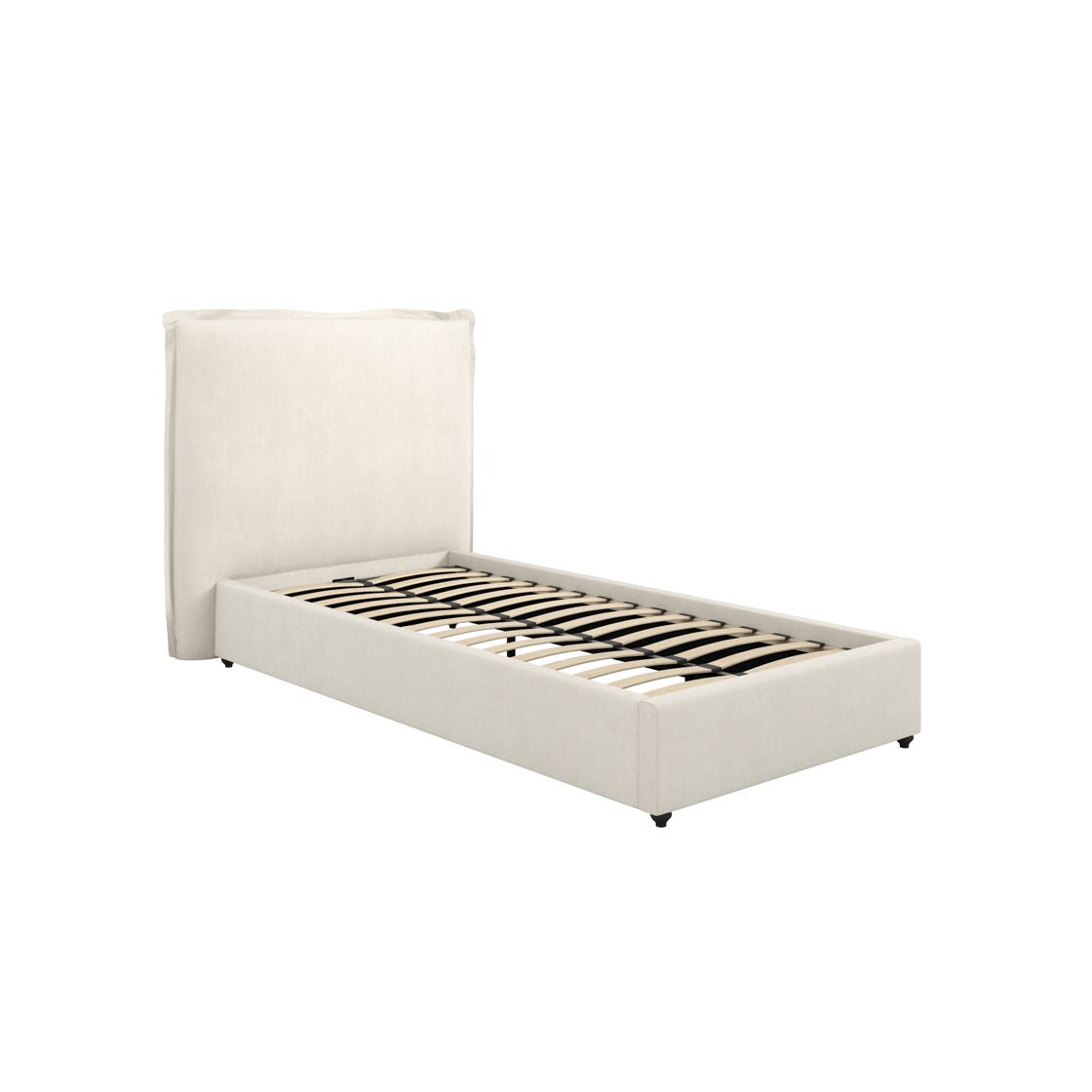 Sunday Bedframe Single Ivory