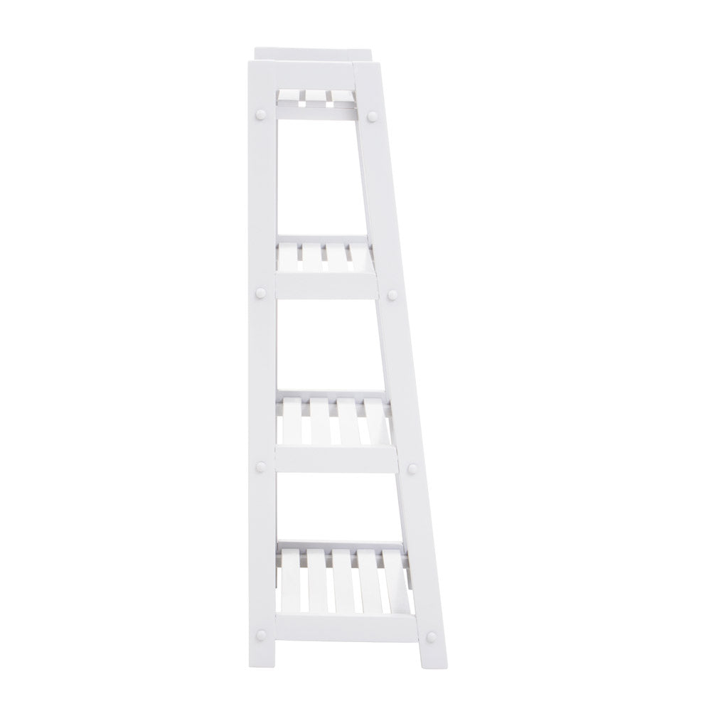 Chester White Wood 4 Tier Shelf