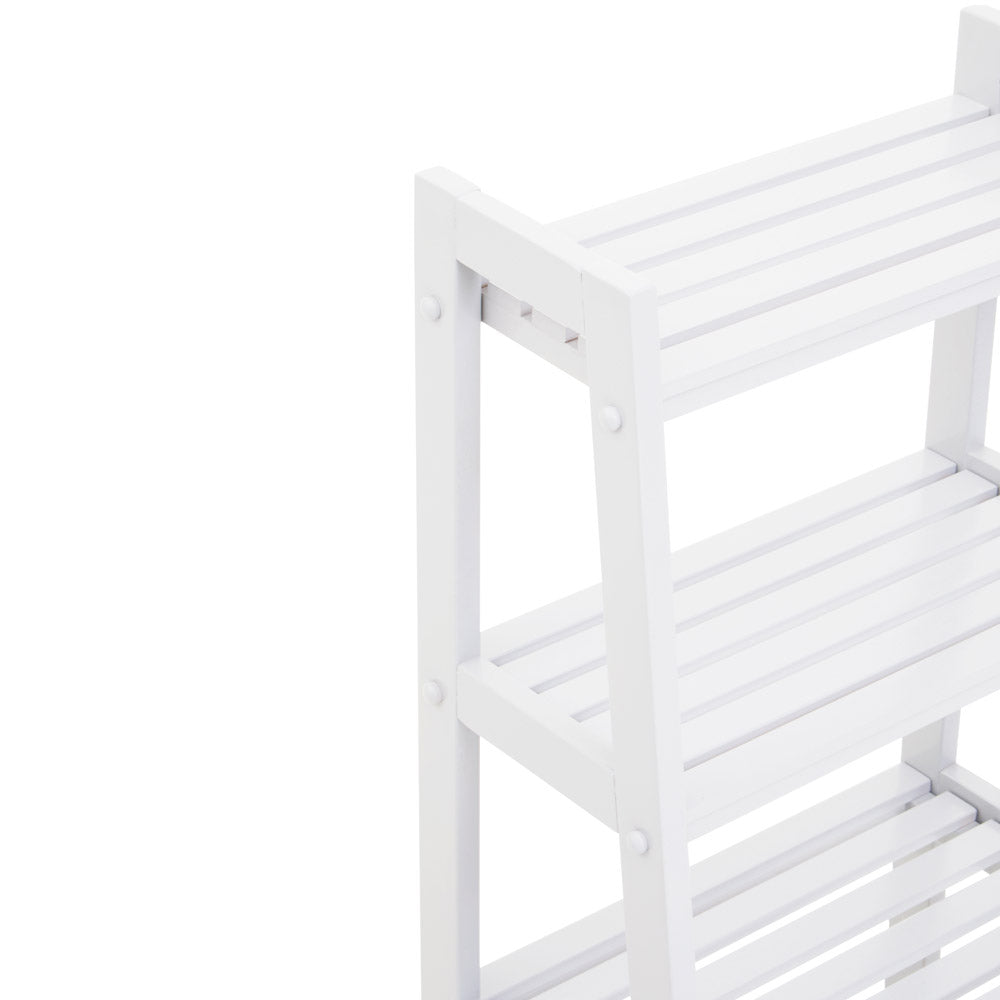 Chester White Wood 4 Tier Shelf