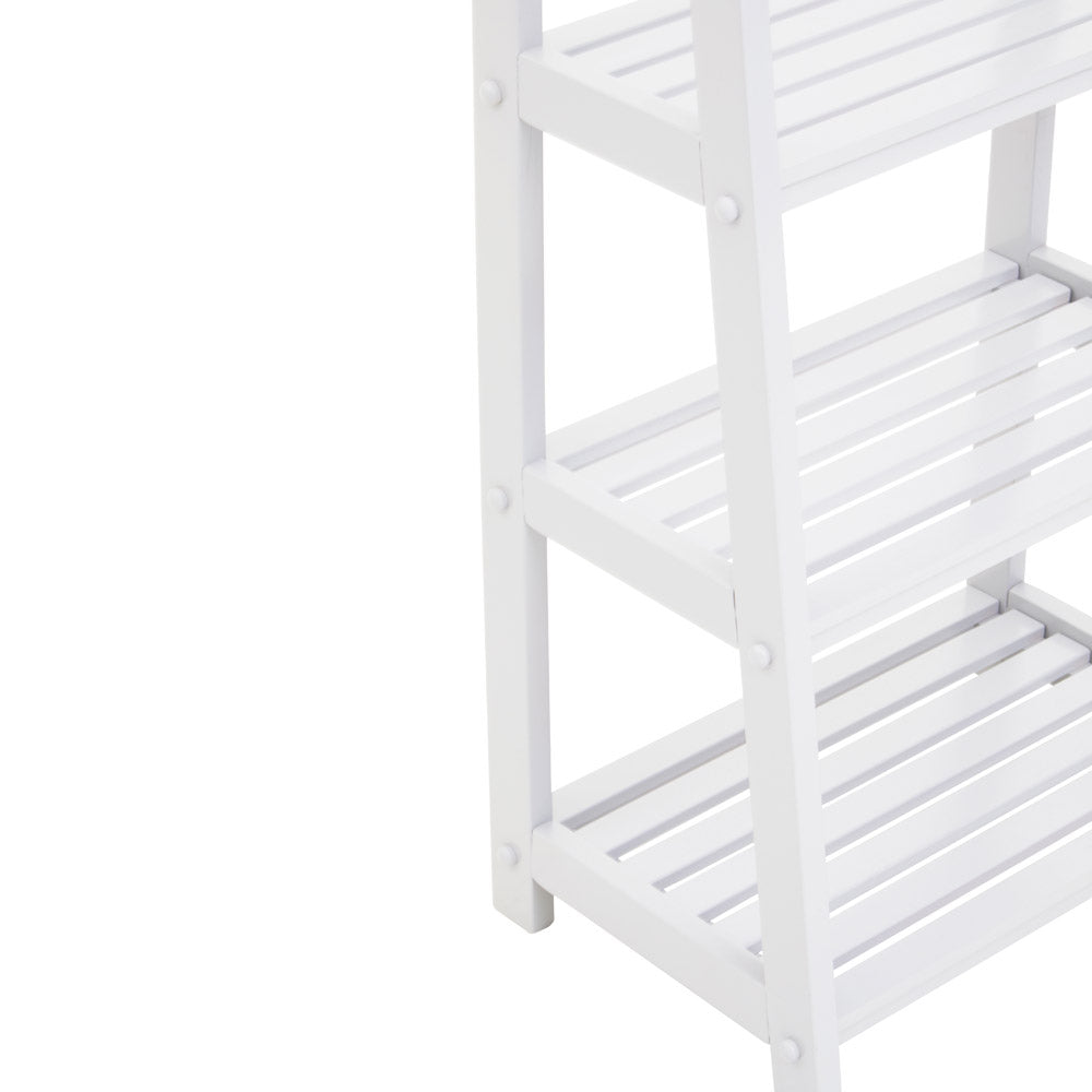 Chester White Wood 4 Tier Shelf