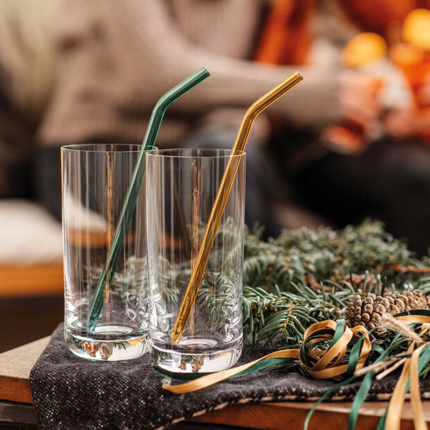 Long Drink Tumbler 14.75oz La Davina - Pack of 4