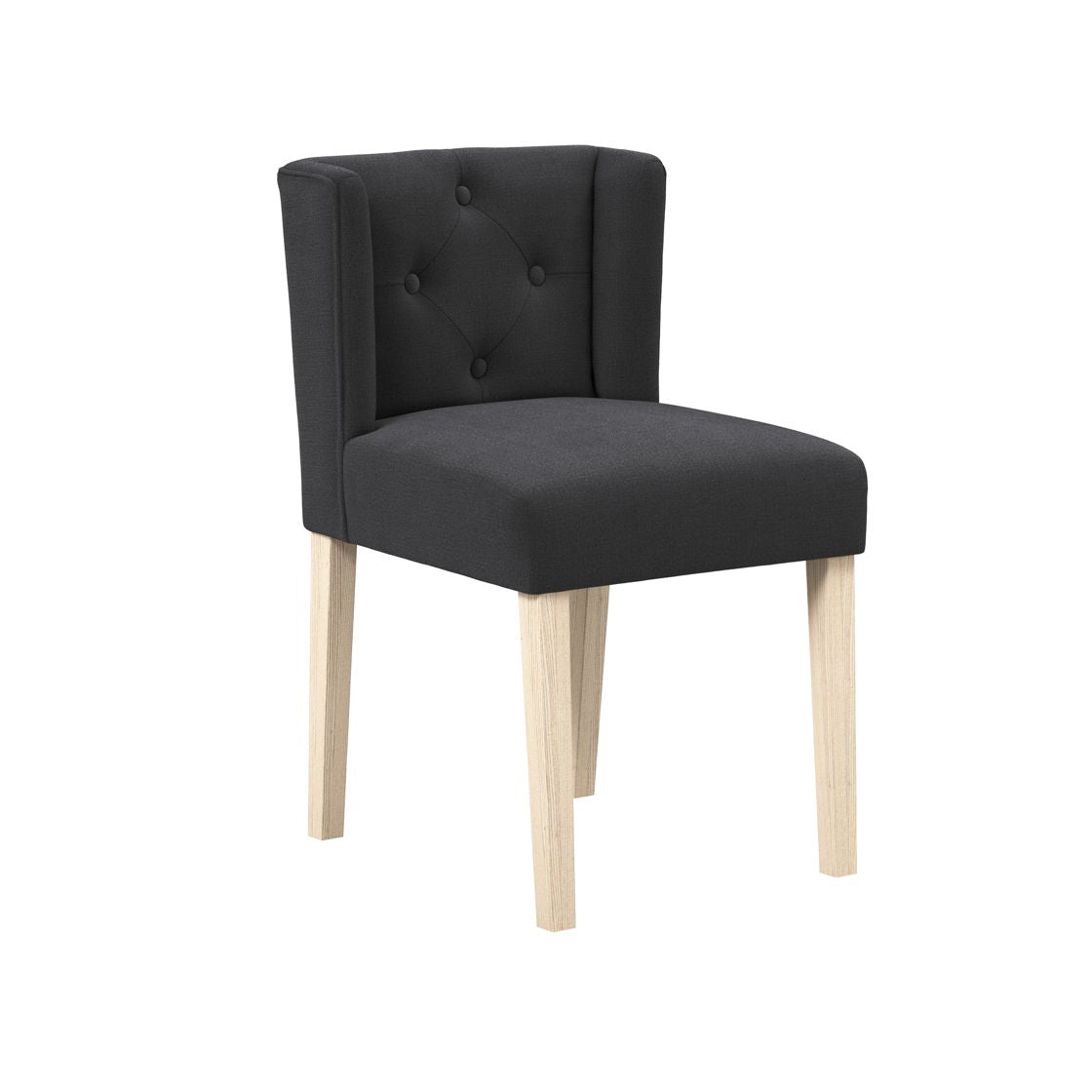 Shay Winged Dining Chair without Arms Anthracite