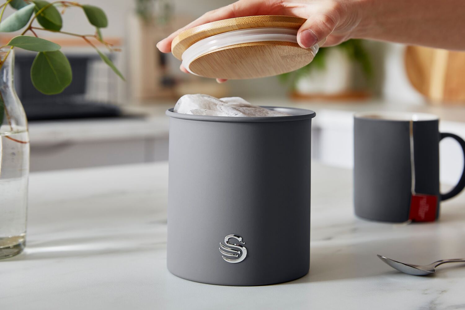 Swan Nordic Set of 3 Cannisters - Grey