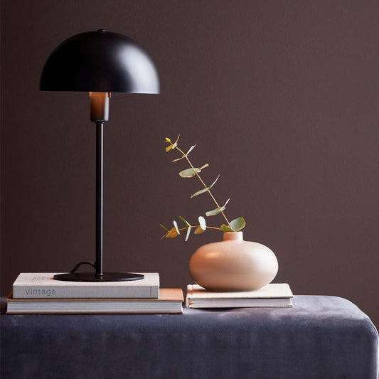 Mushroom Table Lamp - Black