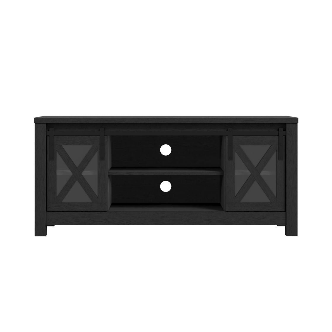 Clover Media Unit Matte Black/Glass