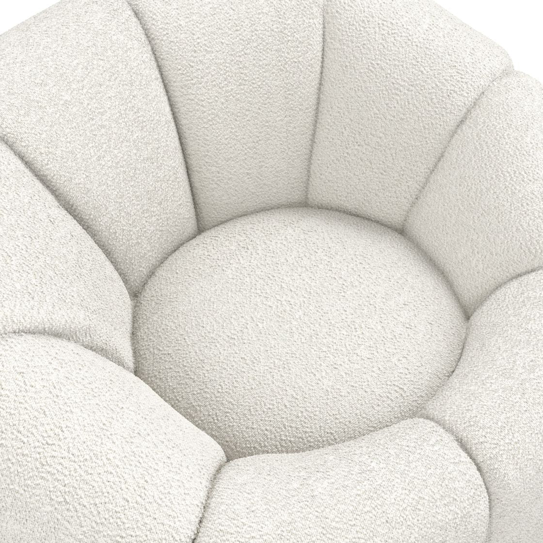 Nao Swivel Chair Ivory