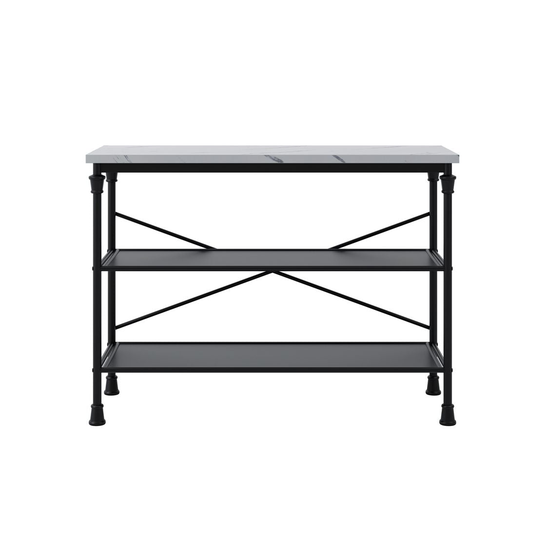 Fairmont Console Table Black Marble