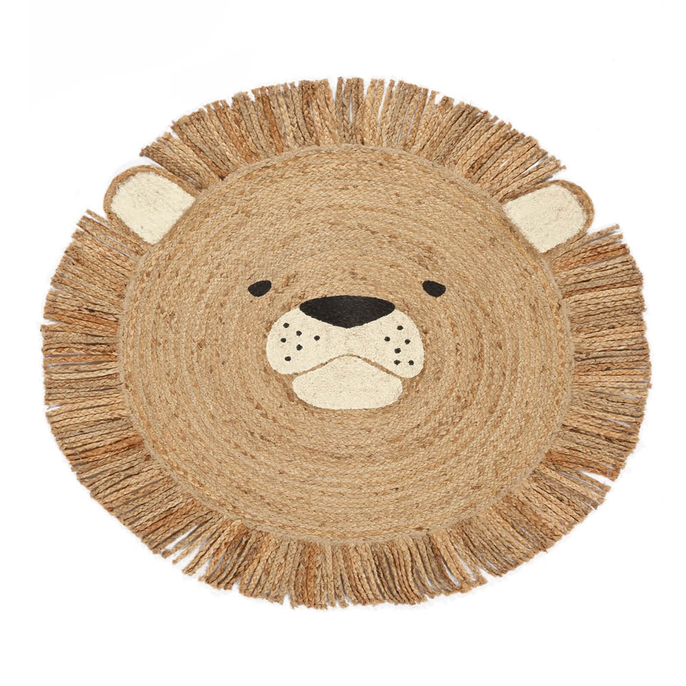 Parlour Rug Prince Lion Jute Rug – Durable & Natural – Parlour Home