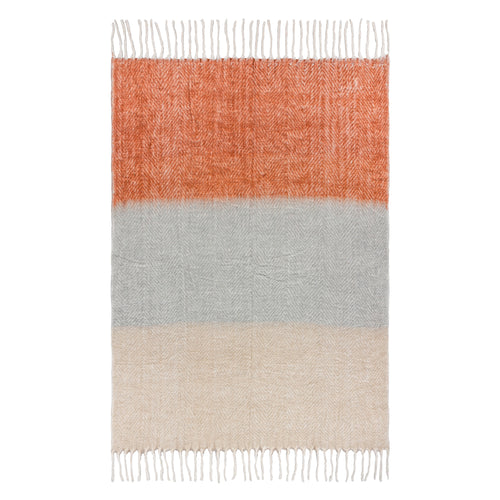 Rawton Ombre Throw Brick/Flint