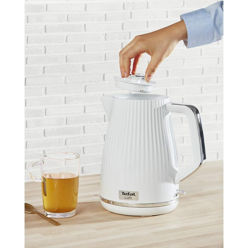 Tefal Fluted Loft Kettle - White