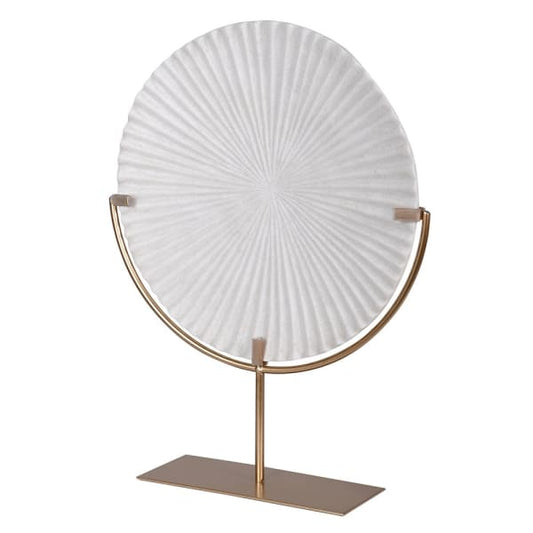 Mixed Quartz Disc On Stand
