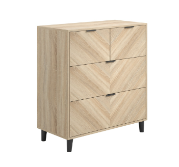 Stockholm Chevron 4-Drawer Chest