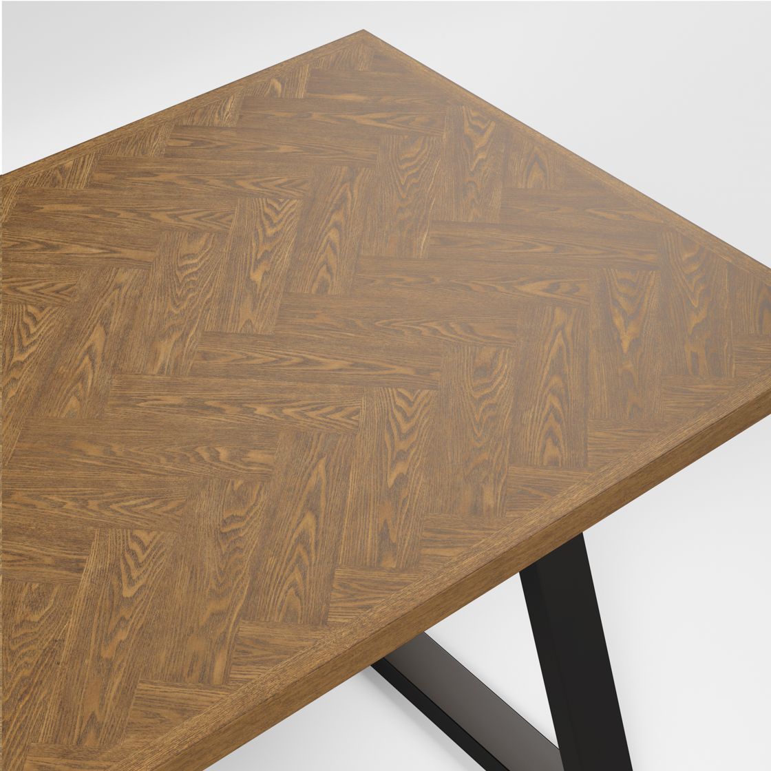 Hyde Dining Table Whiskey/Black