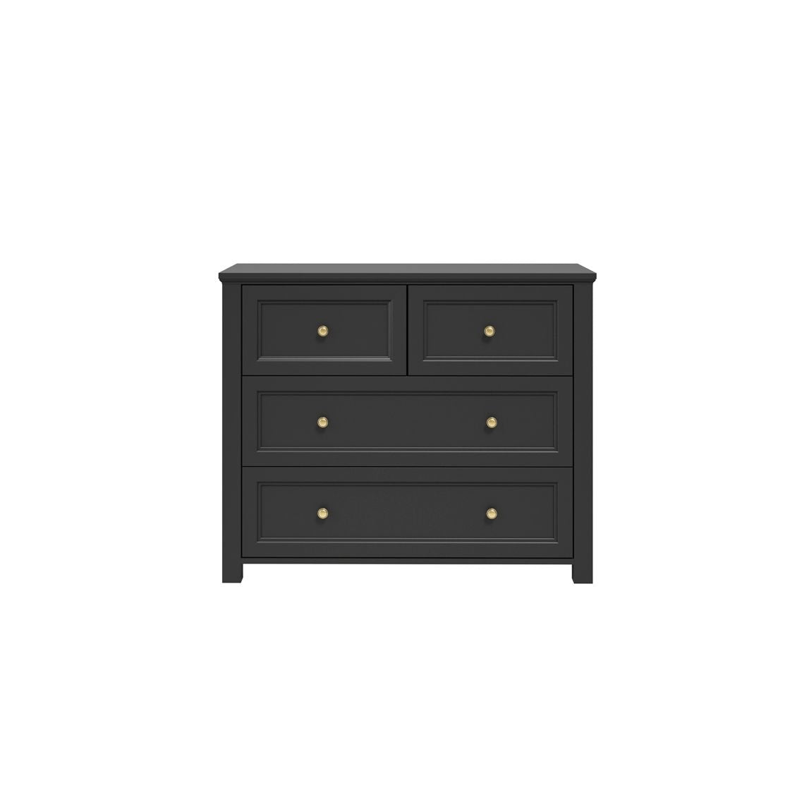 Ives 6-Drawer Chest Black