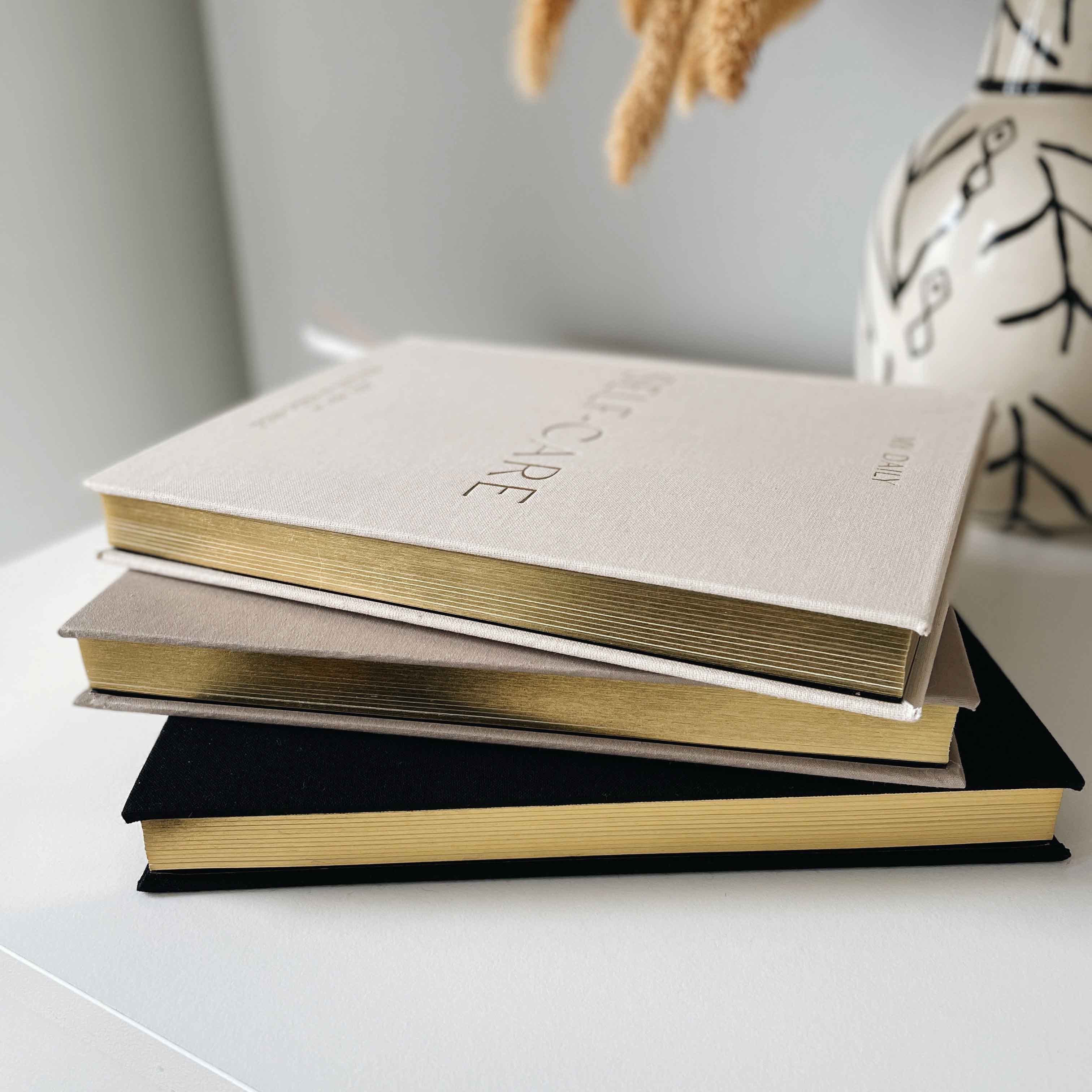 My Daily Self-Care Reflection and Gratitude Journal (Almond)