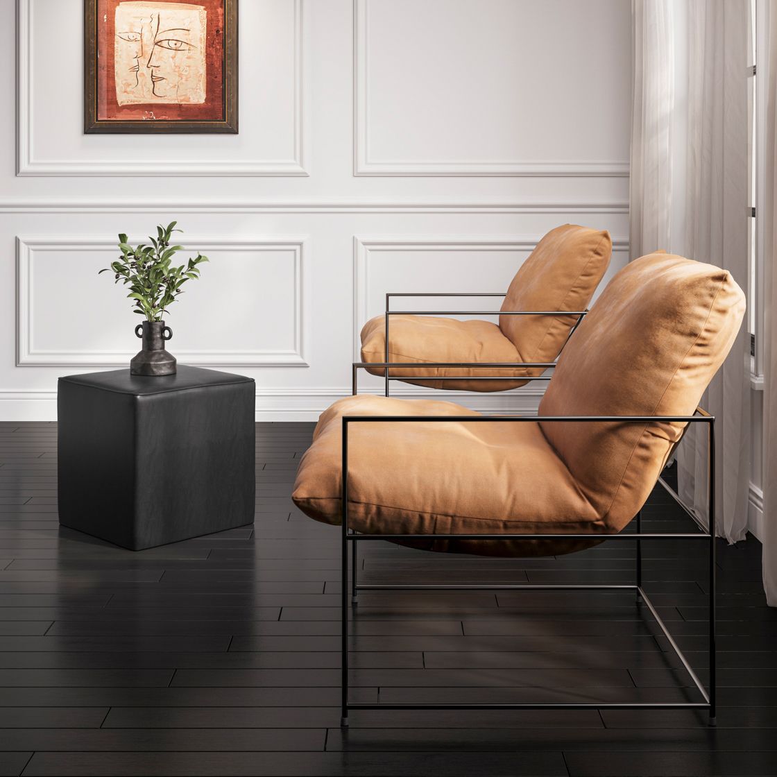 Brook Armchair Tobacco