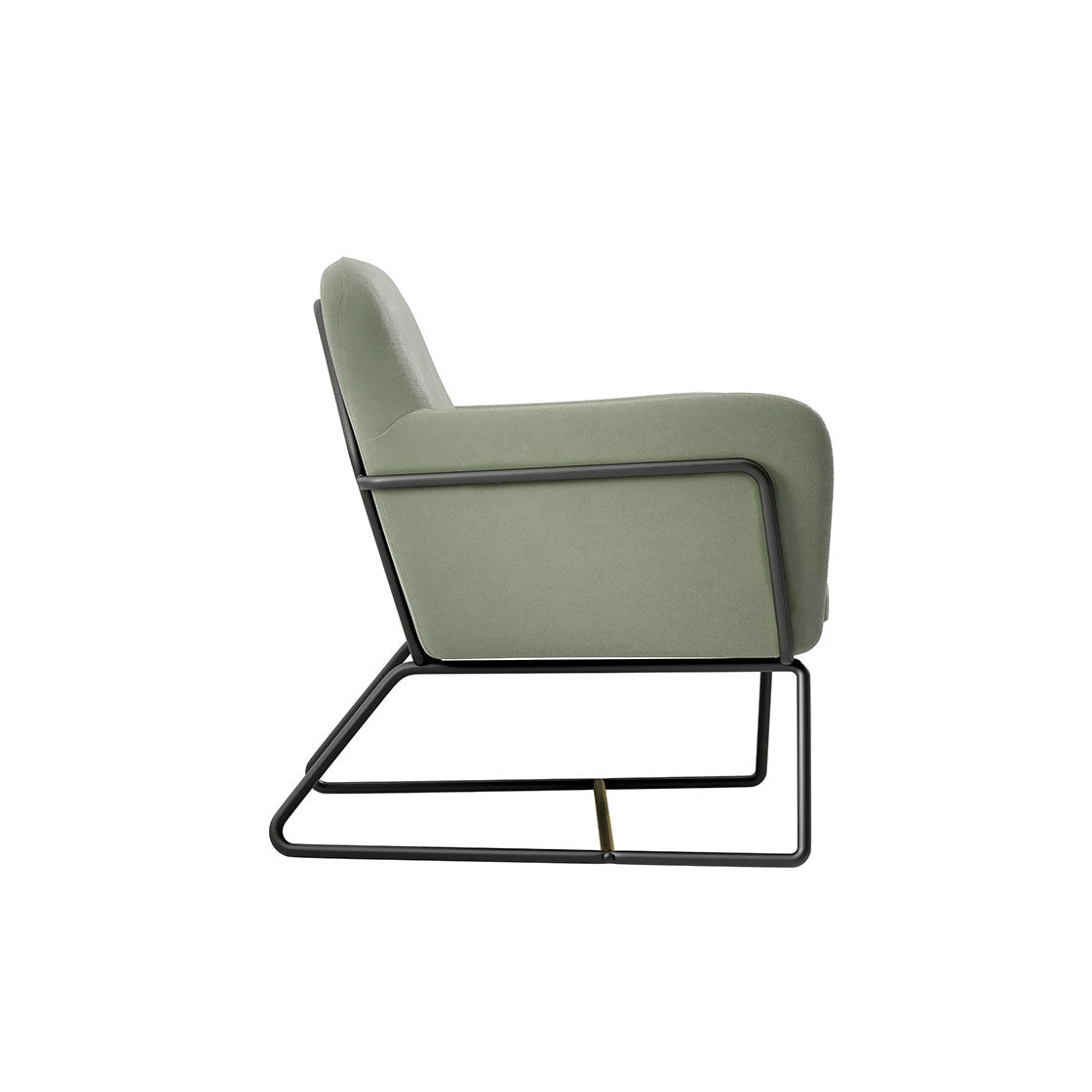 Charles Armchair Sage Velvet