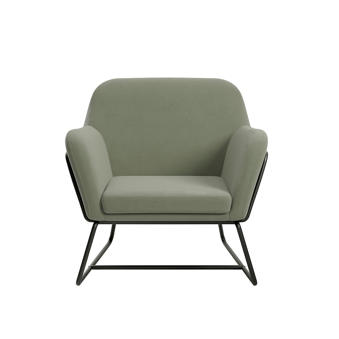 Charles Armchair Sage Velvet