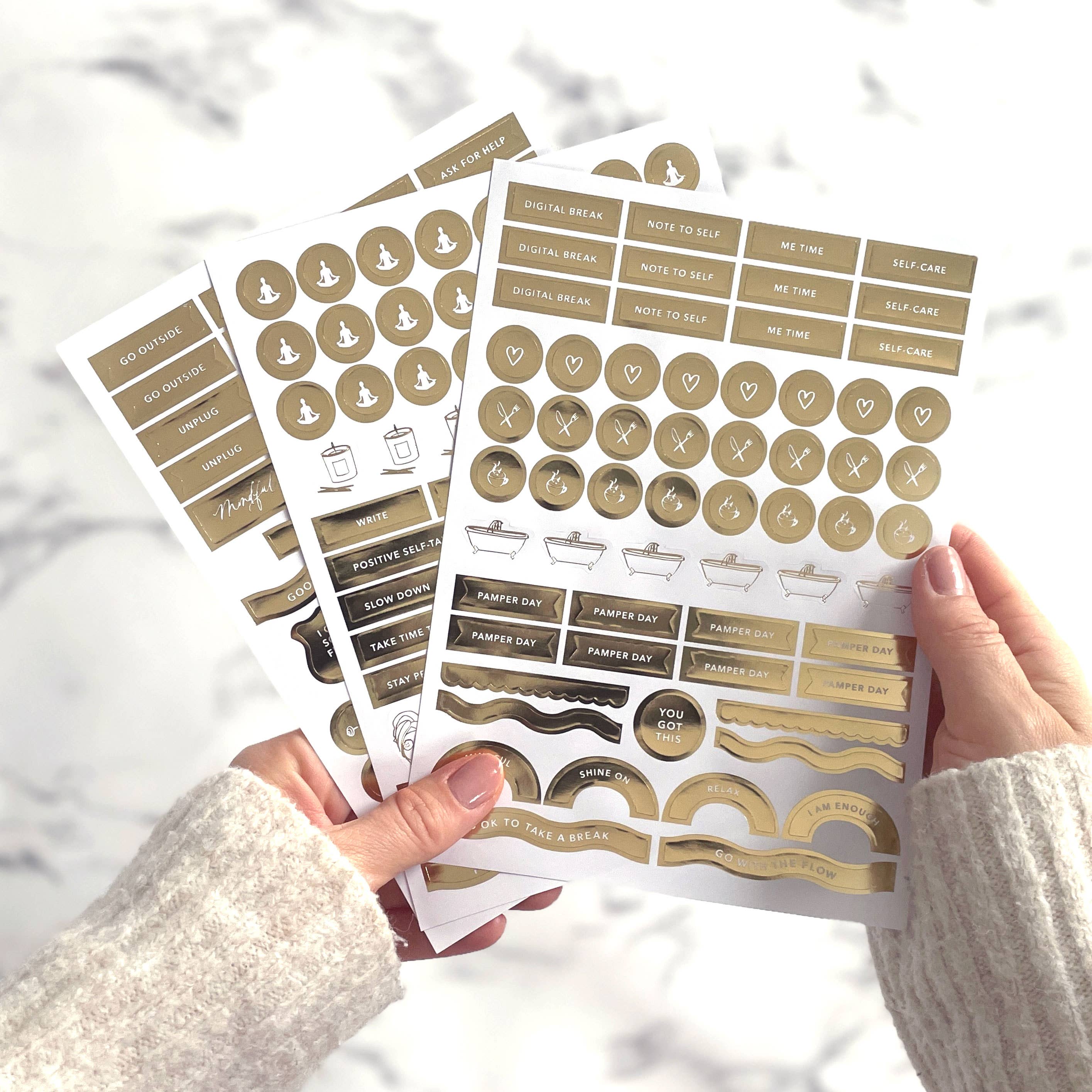 My Daily Self-Care Reflection and Gratitude Journal (Almond)