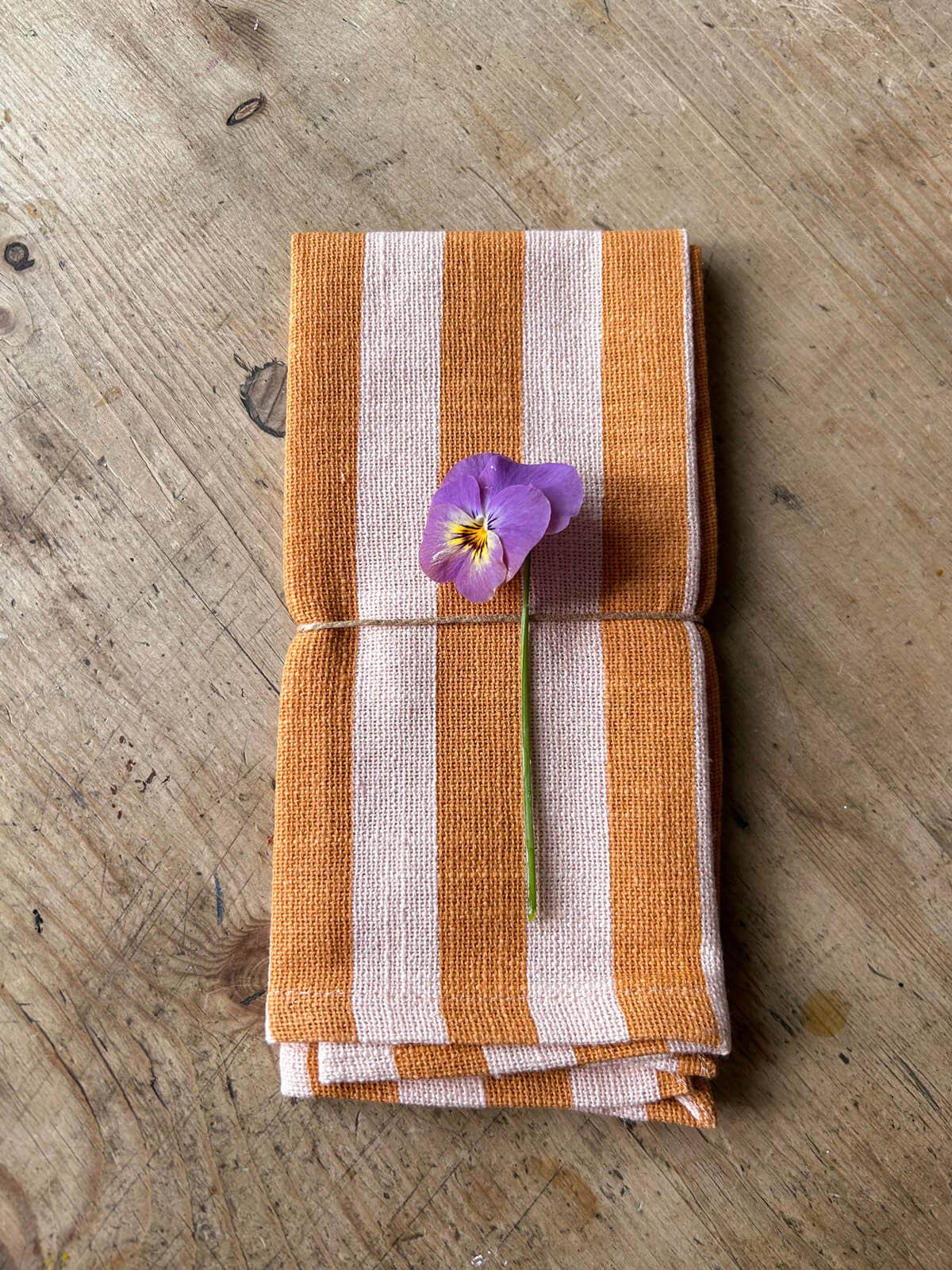 Jaipur Stripe Napkin, Pink City
