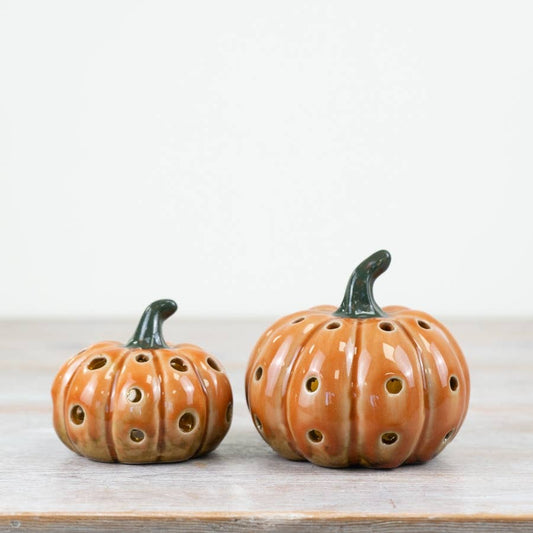 LED Pumpkin Ornament , 10cm