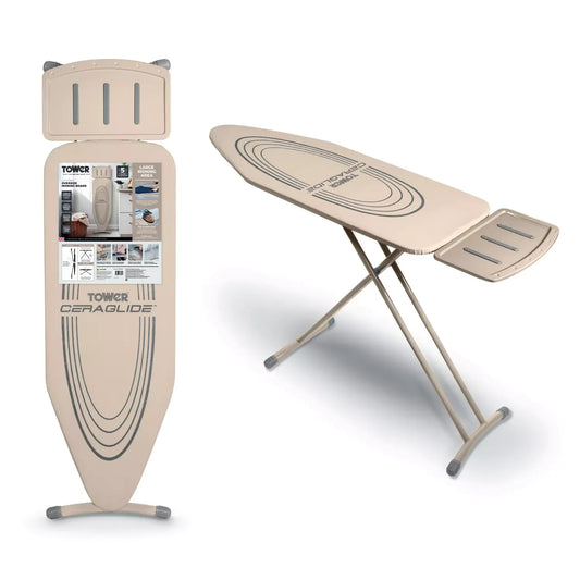 Tower Oversize Ironing Board - Ceraglide Pro Latte