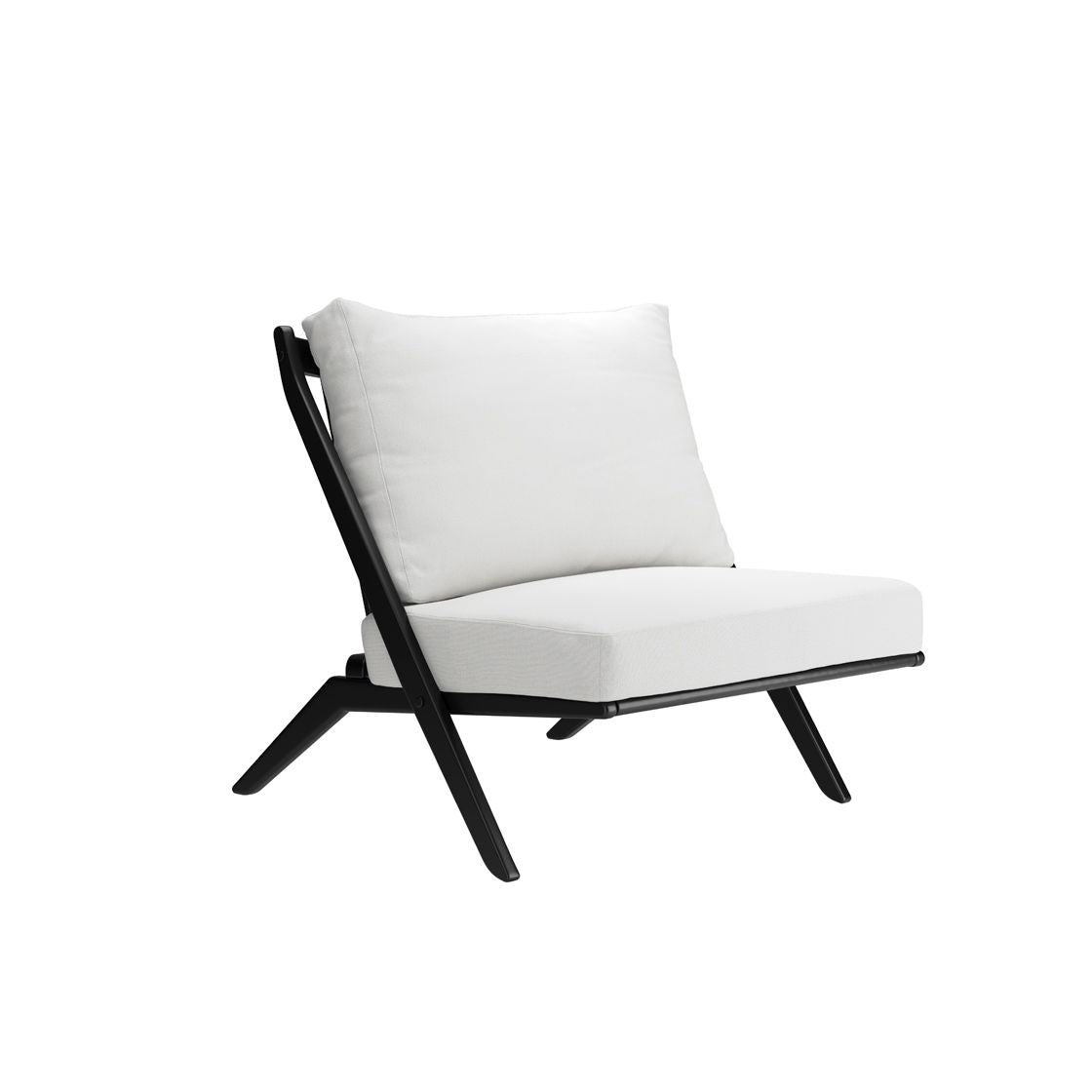 Aspen Armchair White/Black