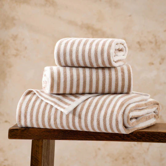 Hebden Striped Cotton Bath Sheet