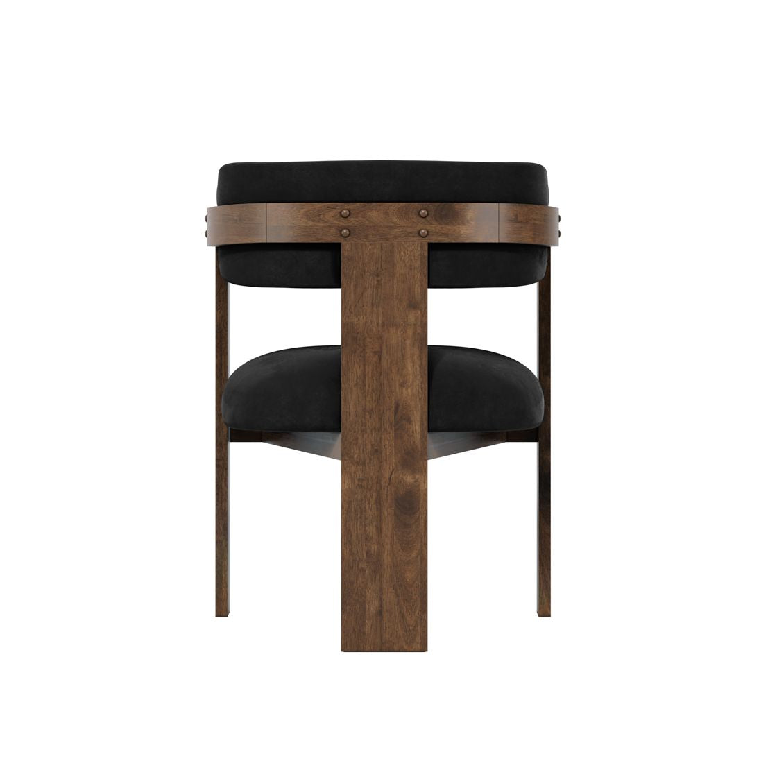 Mai Dining Chair Black/Walnut